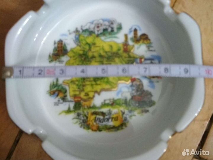 Пепельница сувенир из Андорры