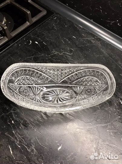 Салатница хрусталь СССР