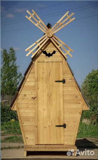 Уличный туалет деревянный пзр 683