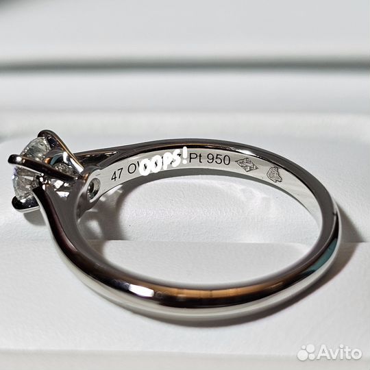 Кольцо Cartier Solitaire 0.34 ct оригинал