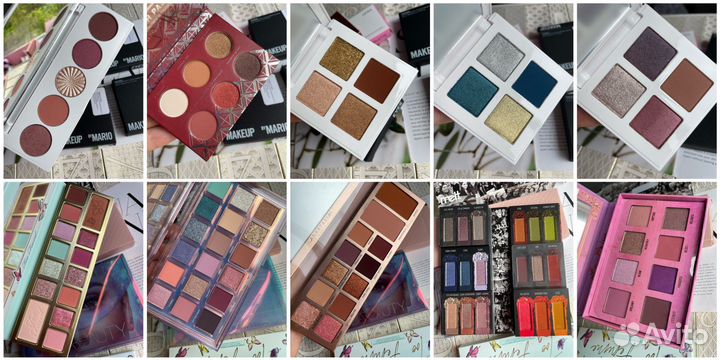 Тени для век lime crime, too faced