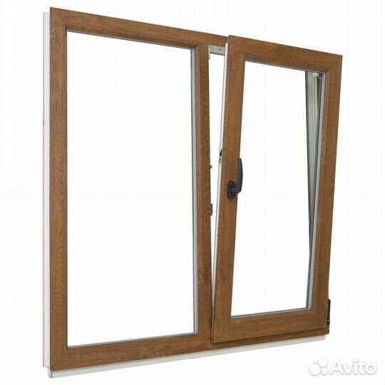Двухстворчатое пвх окно Века