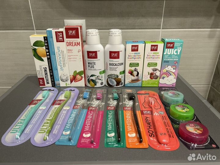 Splat щетки, пасты, нить, ополаскиватель
