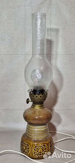 Настольная лампа под керосинку СССР