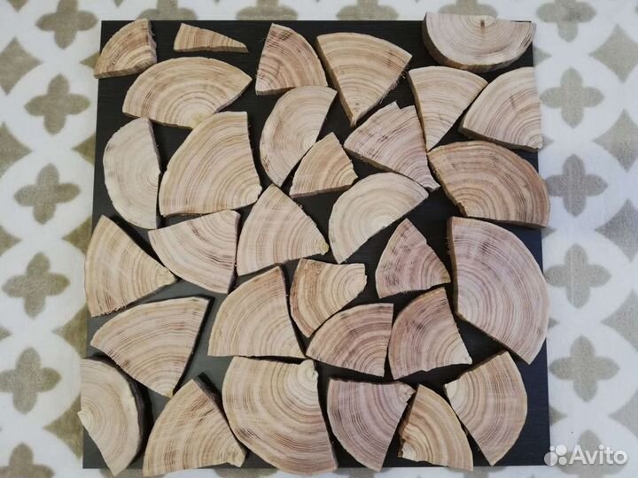Панно из торцевых спилов