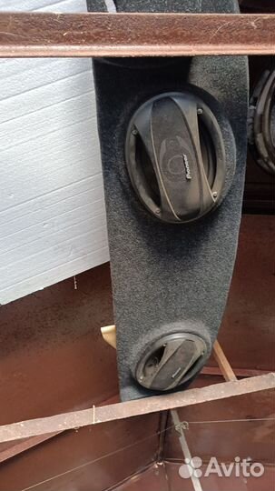 Полка задняя 2107 муз с пионер динамики