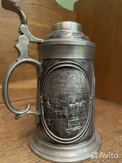 Пивная кружка олово. Германия