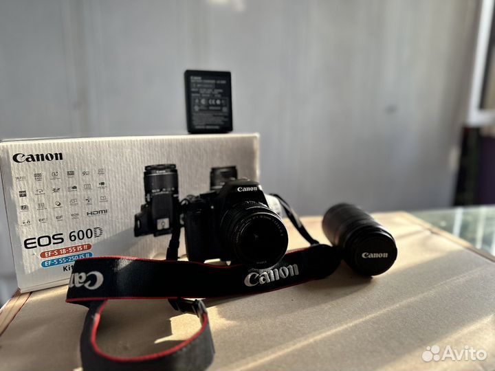 Зеркальный фотоаппарат canon eos 600d