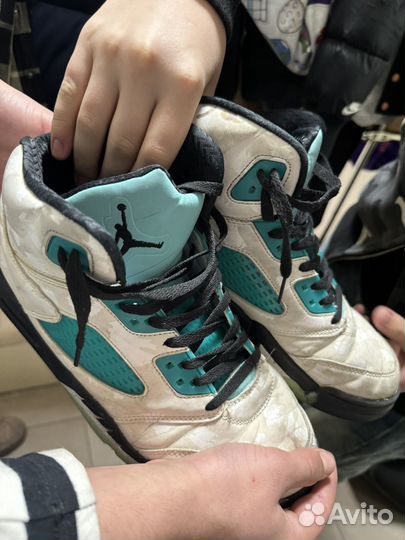 Nike jordan 5 island green