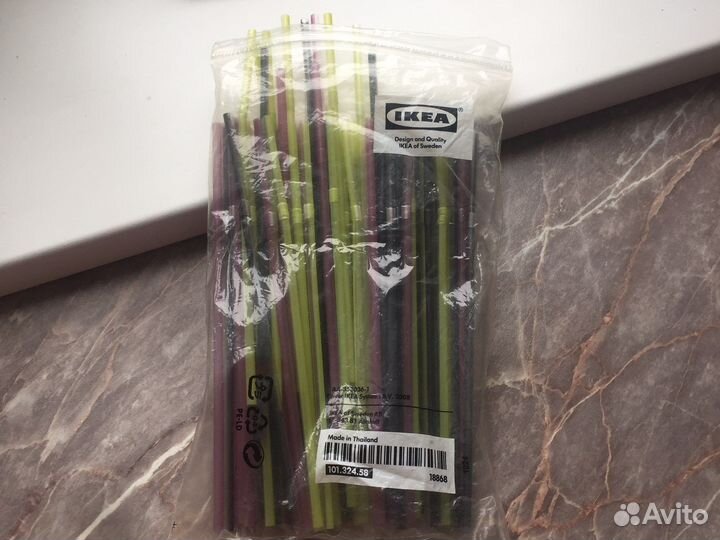 Трубочки для коктейля Икея 70 шт