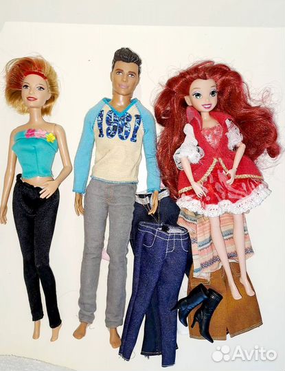 Куколки винтажные номерные и одежда