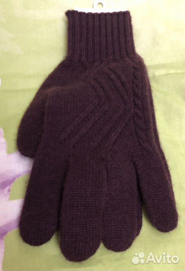 Капор перчатки комплект кашемир Монголия