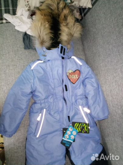 Детский зимний комбинезон на девочку