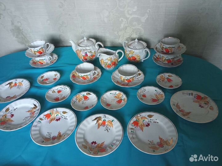 Фарфоровый чайный сервиз СССР