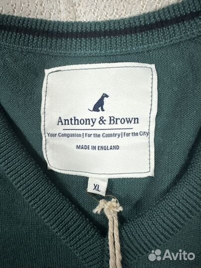 Джемпер Anthony &Brown Англия новый шерсть