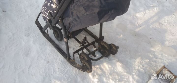 Детские санки коляска