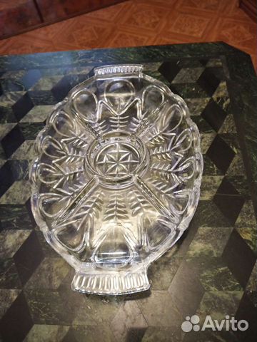 Хрустальная менажница