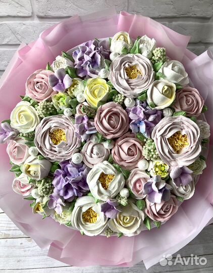 Букеты из зефира