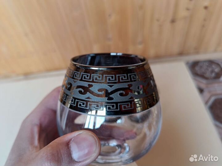 Набор бокалов для бренди или вина Гусь Хрустальный