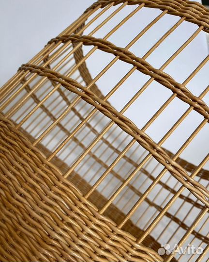 Абажур плетеный