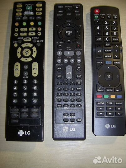 Пульт LG тв, DVD, муз. центр