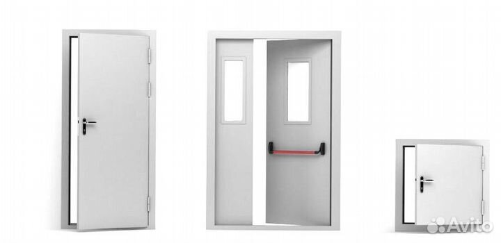 Входные противопожарные металлические двери Ei60