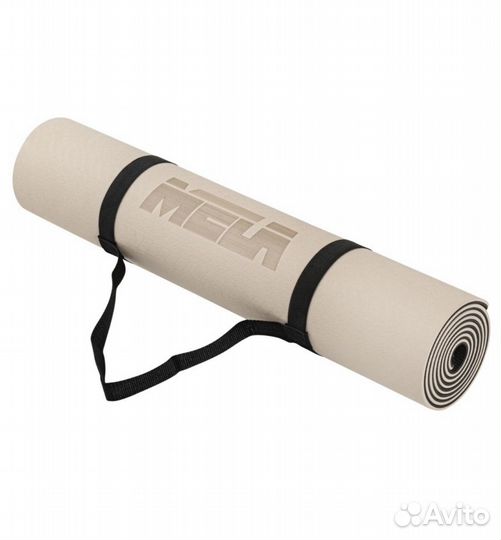 Коврик для йоги и фитнеса спортивный