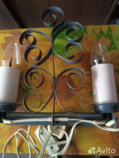 Хрустальная люстра СССР винтажная