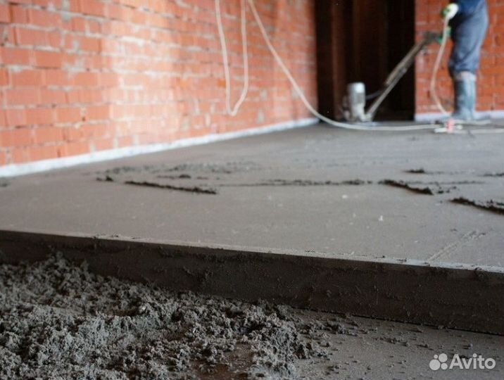 Механизированная стяжка пола под ключ