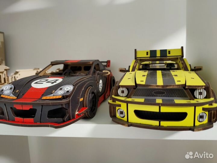 Сборная модель автомобиля из фанеры