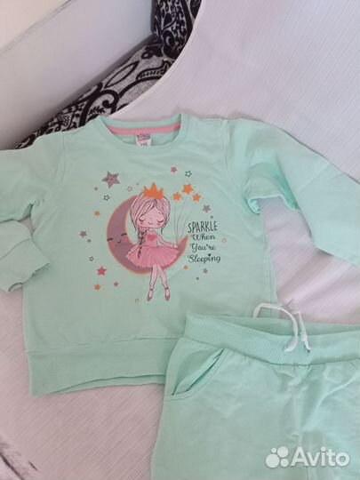 Одежда пакетом для девочки 110 116