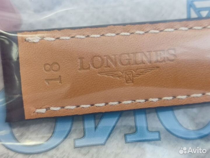 Ремешок кожаный Longines L682101357 18/18