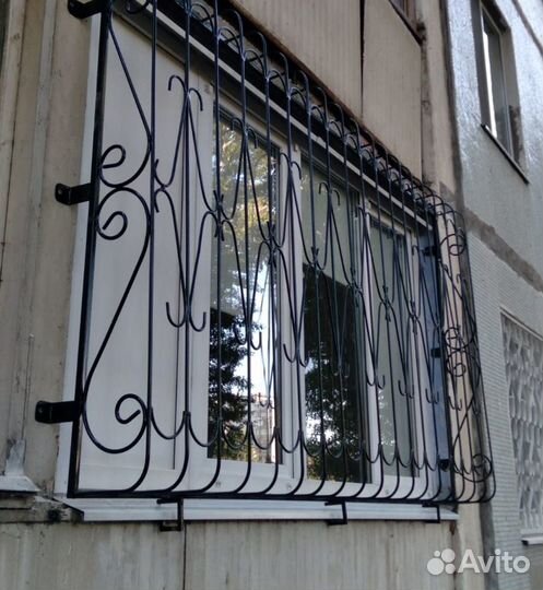 Решетки на окна, лоджии N 955 установка