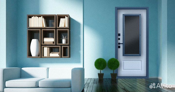 Дверь Эльбрус с окном и терморазрывом