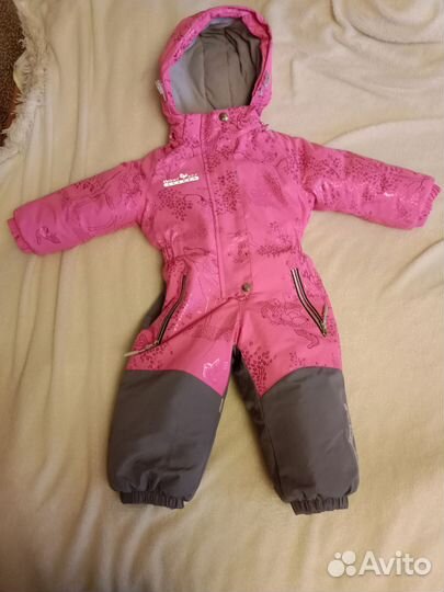 Зимний комбинезон для девочки 80