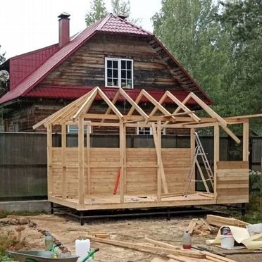 Пристройка к дому Беседка Терраса Веранда Баня Гараж под ключ