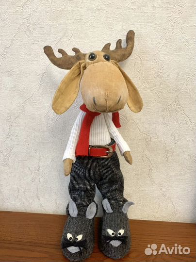 Игрушки Лось котик собака