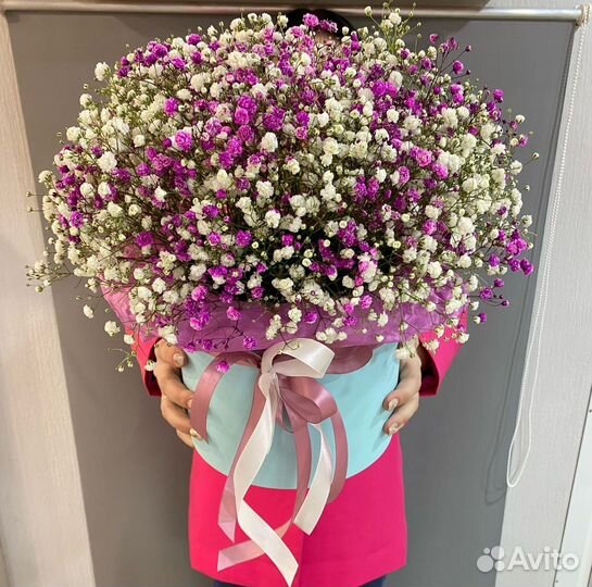 Гипсофилы в шляпной коробке