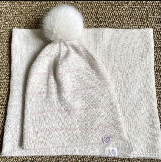 Шапка и шарф H&M premium