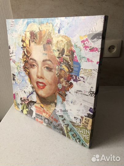 Картина маслом на холсте Мэрилин Монро