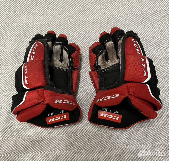Перчатки хоккейные CCM Jetspeed FT485 JR 10