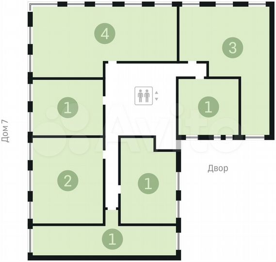4-к. квартира, 117,3 м², 2/17 эт.