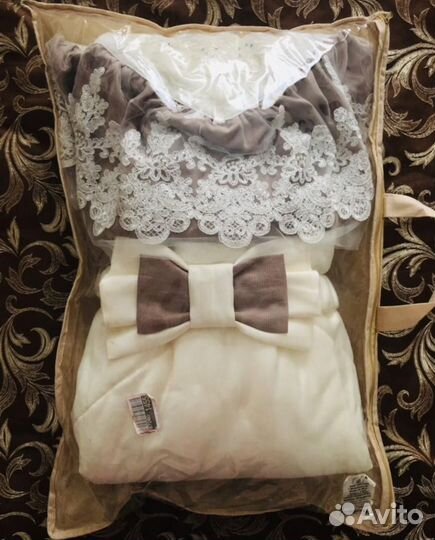 Зимний конверт на выписку