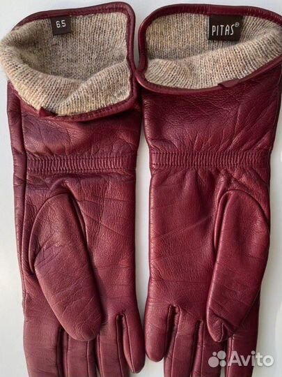 Перчатки женские кожаные 6.5