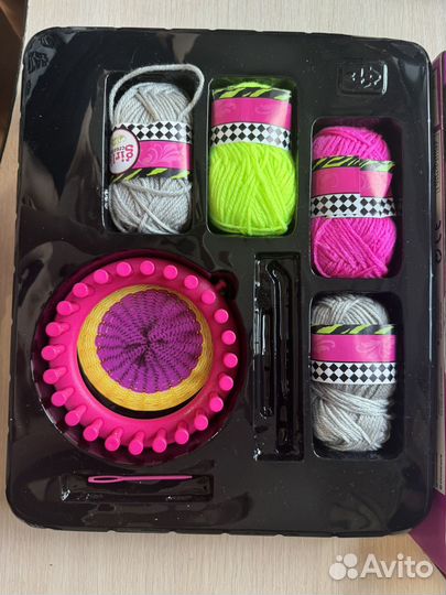 Набор для вязания шарфа доя девочек