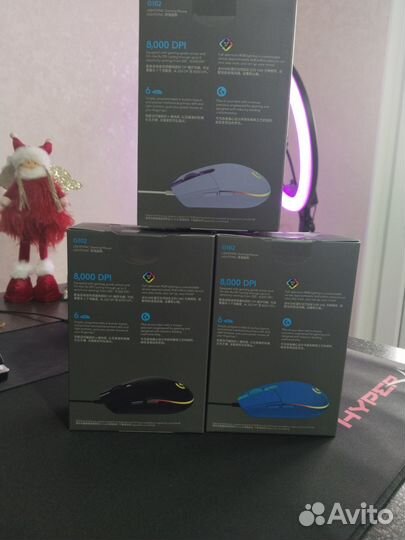Игровая мышка logitech g102 Новые в коробке