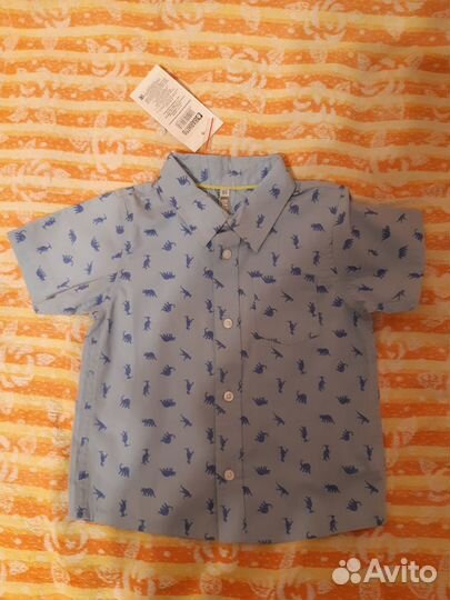 Рубашка детская для мальчиков, р,86