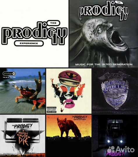 Prodigy на виниле и CD