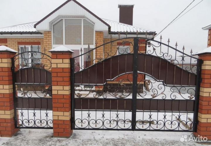 Кованые ворота