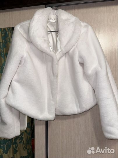 Свадебная шубка накидка